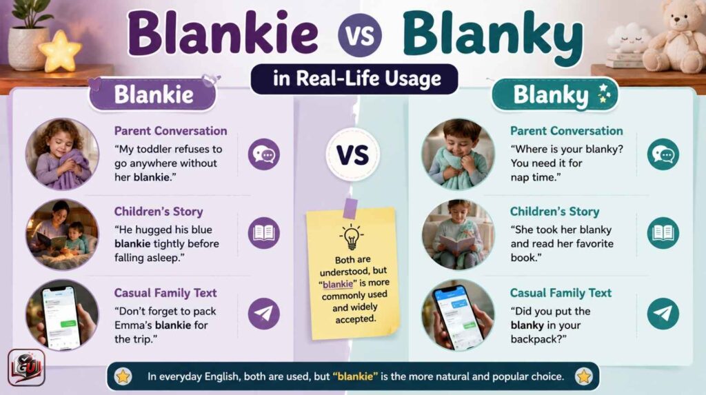 Blankie vs Blanky in Real-Life Usage