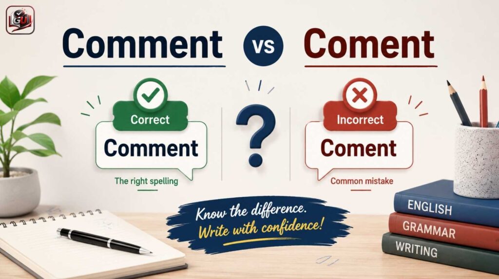 Comment vs Coment: Correct Spelling And Usage Explained