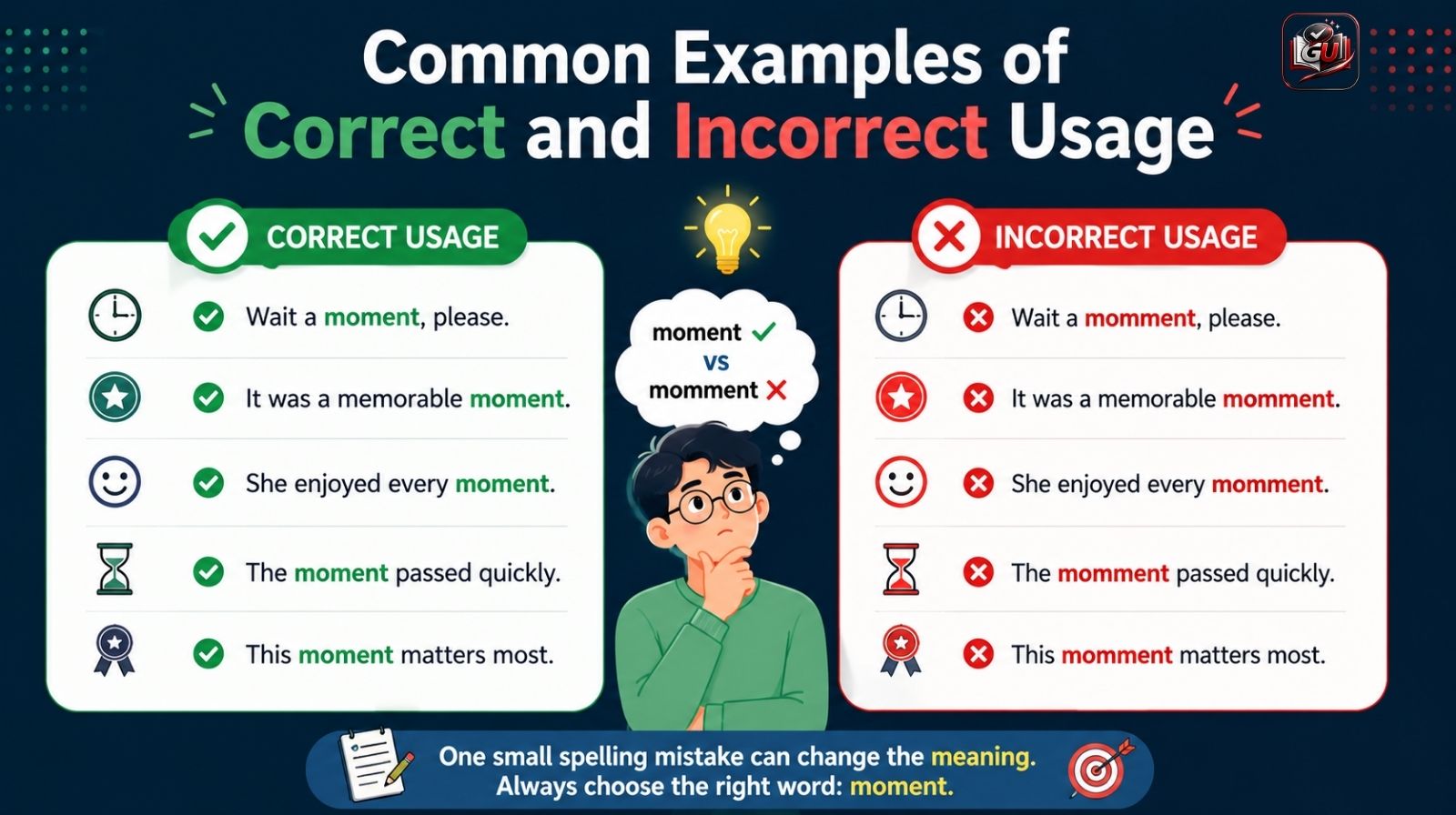 Moment vs Momment: Difference, Meaning & Correct Usage