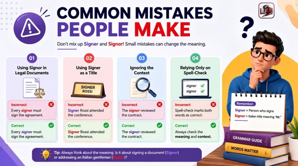 Common Mistakes People Make