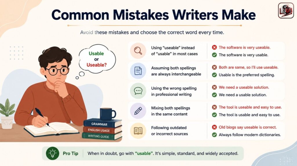 Common Mistakes Writers Make