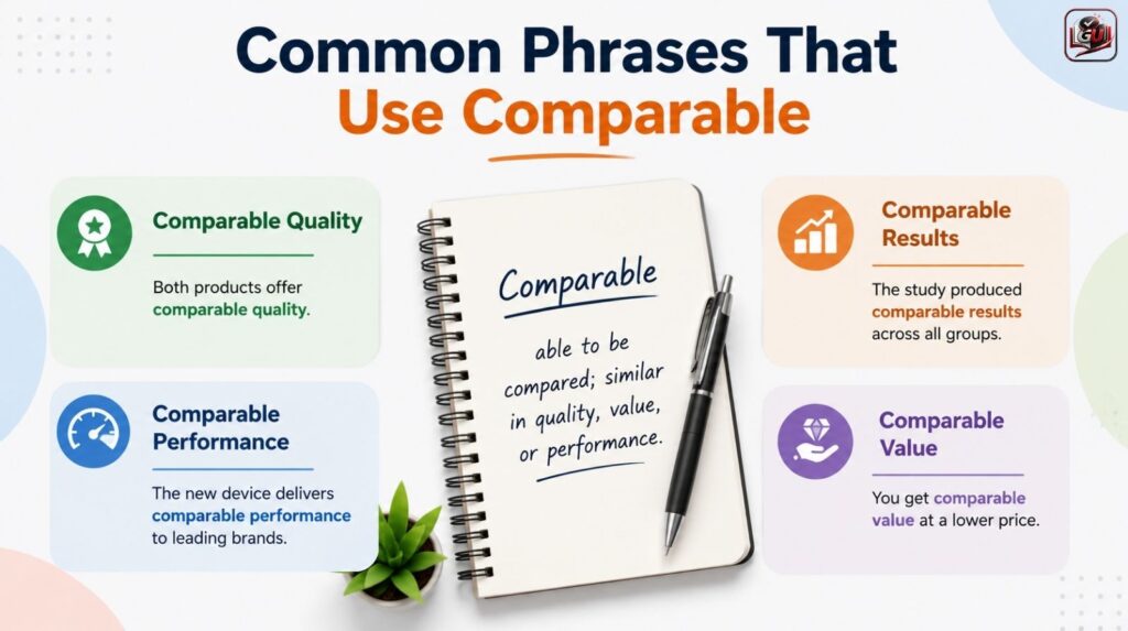 Common Phrases That Use Comparable