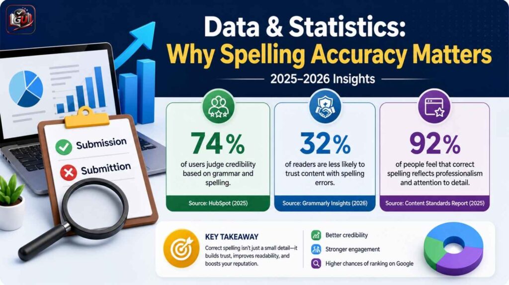 Data & Statistics: Why Spelling Accuracy Matters (2025–2026)
