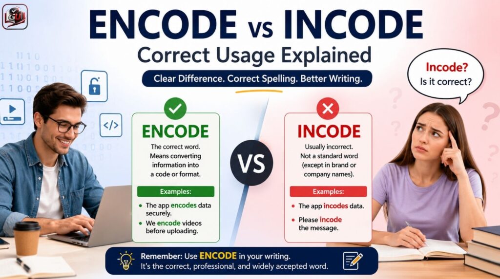 Encode vs Incode Correct Usage Explained Clearly