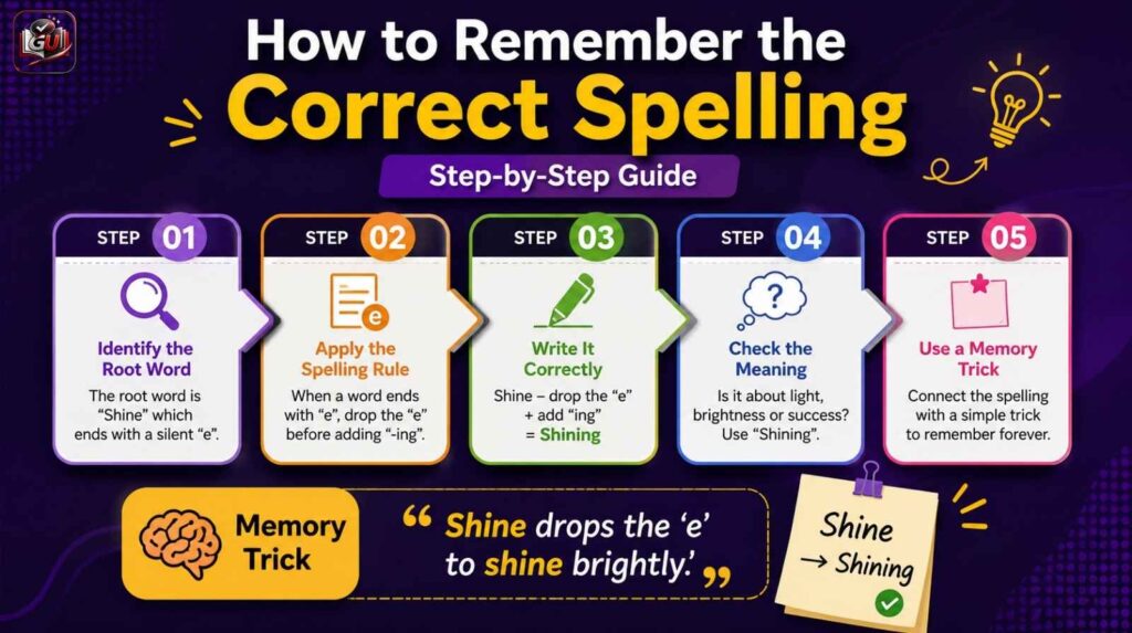 How to Remember the Correct Spelling (Step-by-Step Guide)
