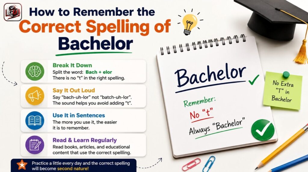 How to Remember the Correct Spelling of Bachelor