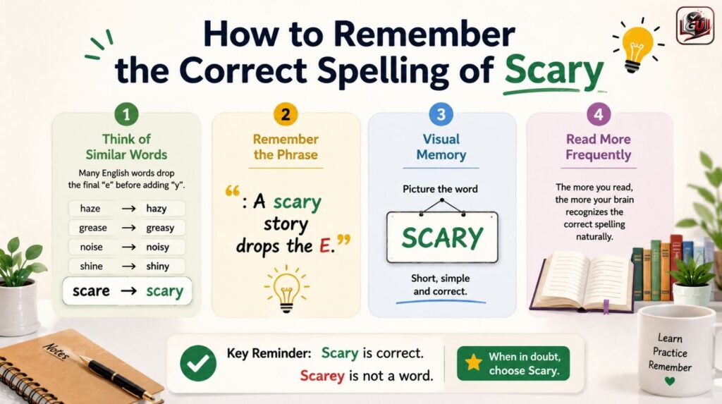 How to Remember the Correct Spelling of Scary