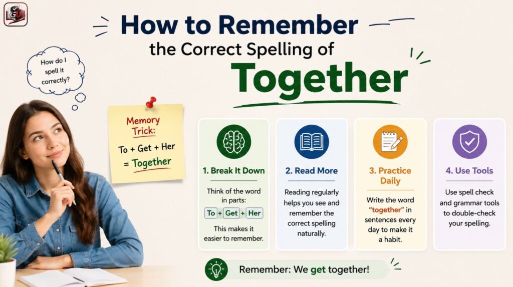 How to Remember the Correct Spelling of Together
