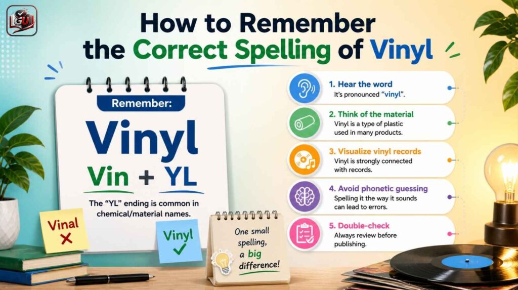 How to Remember the Correct Spelling of Vinyl