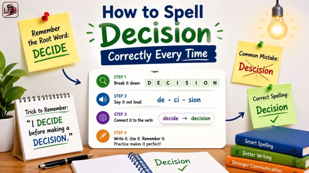 How to Spell Decision Correctly Every Time