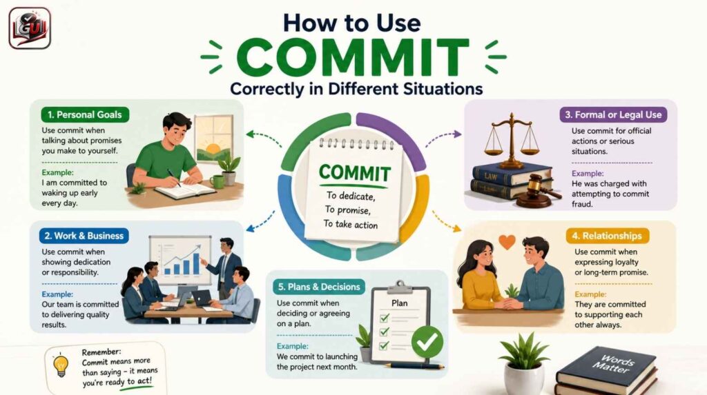 How to Use Commit Correctly in Different Situations