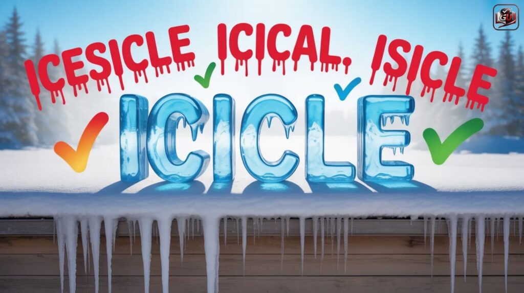 Icycle vs Icicle in Grammar and Writing
