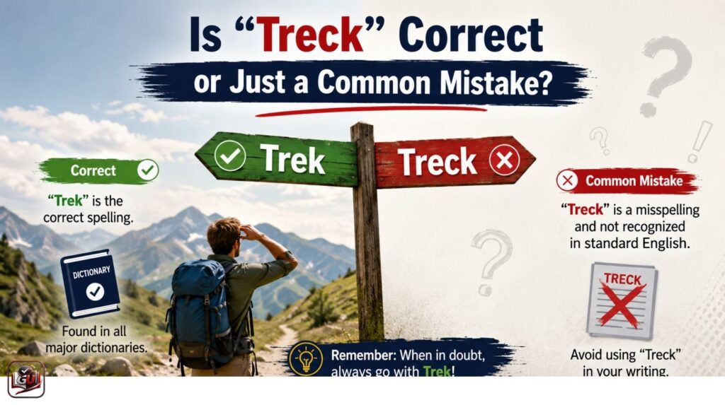 Is “Treck” Correct or Just a Common Mistake?