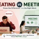 Meating vs Meeting: Difference And Correct Usage Explained