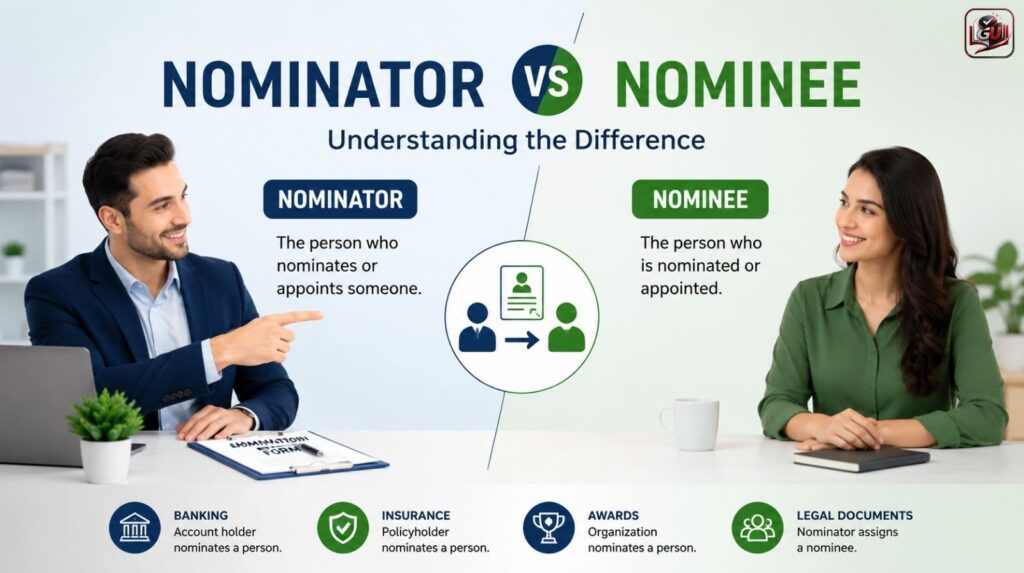Nominator vs Nominee: Differences, Meaning & Examples