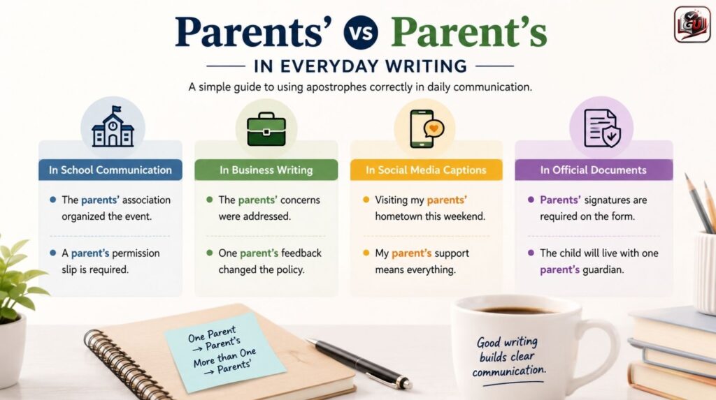 Parents’ vs Parent’s in Everyday Writing