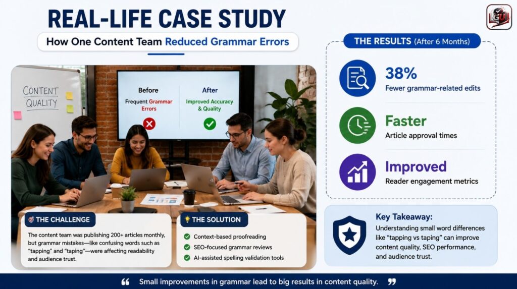 Real-Life Case Study: How One Content Team Reduced Grammar Errors