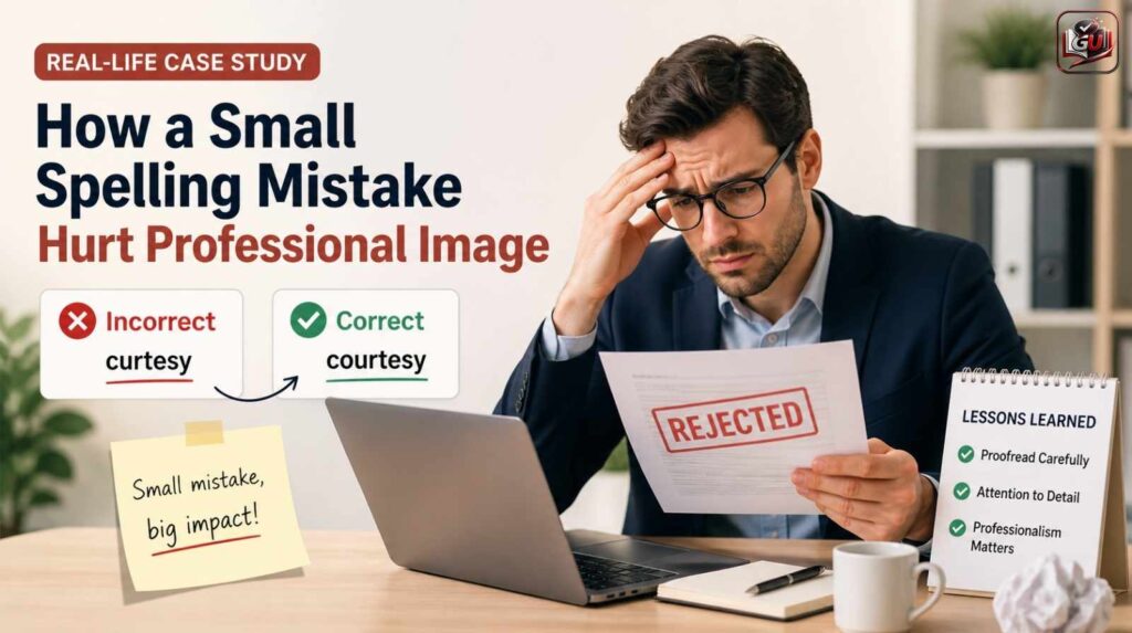 Real-Life Case Study: How a Small Spelling Mistake Hurt Professional Image