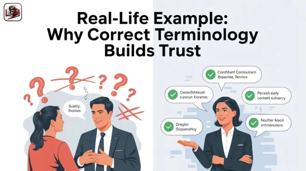 Real-Life Example: Why Correct Terminology Builds Trust