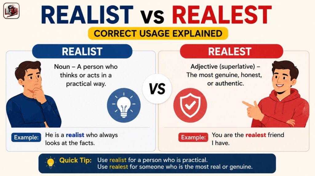 Realist vs Realest Correct Usage: What’s The Difference?
