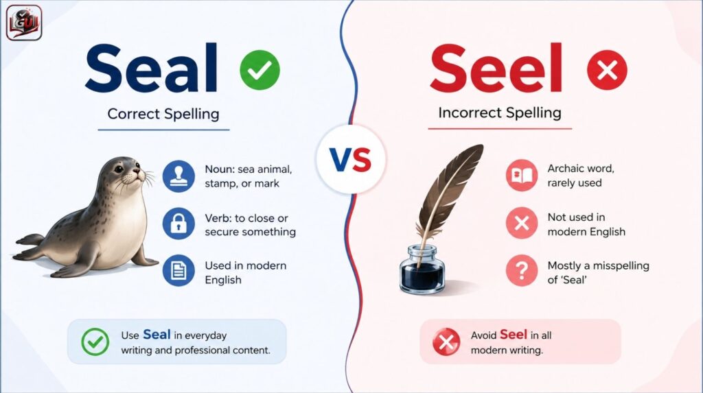 Seal vs Seel Difference And Correct Usage Explained
