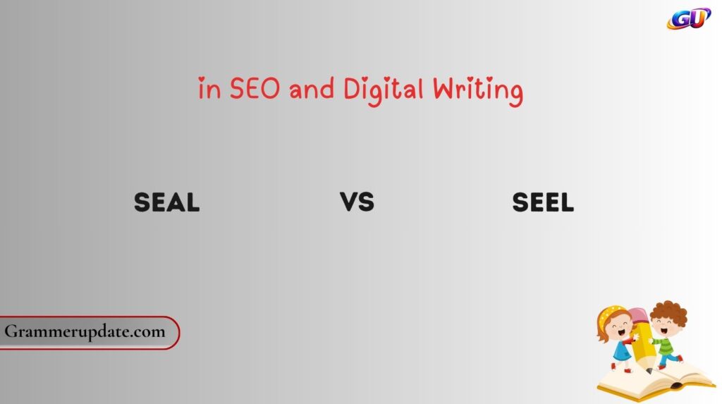 Seal vs Seel in SEO and Digital Writing