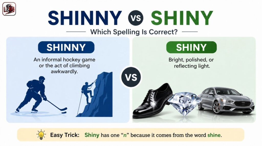 Shinny vs Shiny: Which Spelling Is Correct?