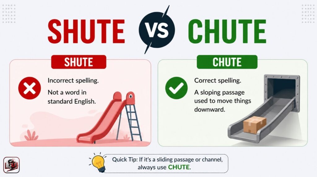 Shute vs Chute: Differences And Correct Usage