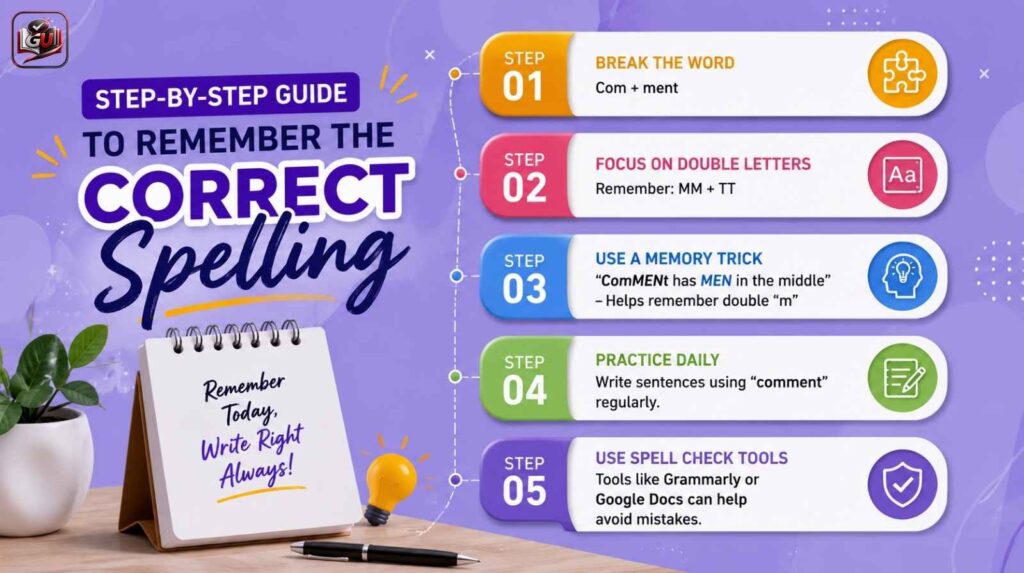 Step-by-Step Guide to Remember the Correct Spelling