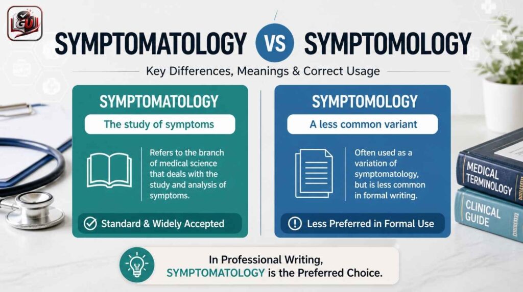 Symptomatology vs Symptomology: Differences And Usage