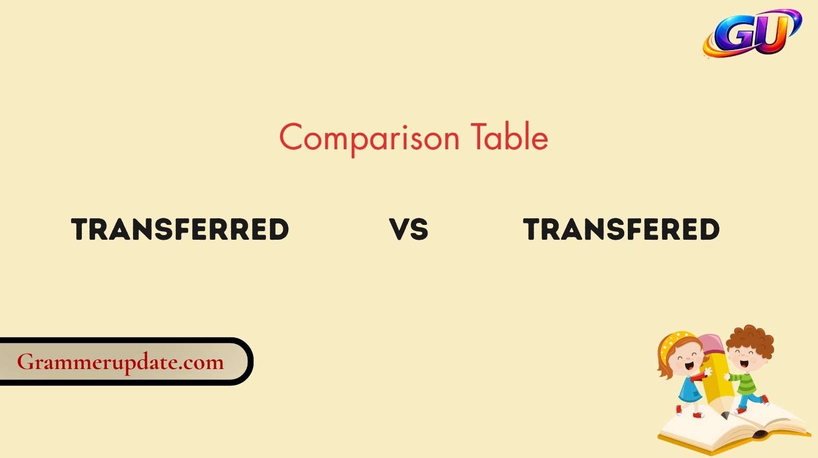 Transferred vs Transfered: Which Is Correct?