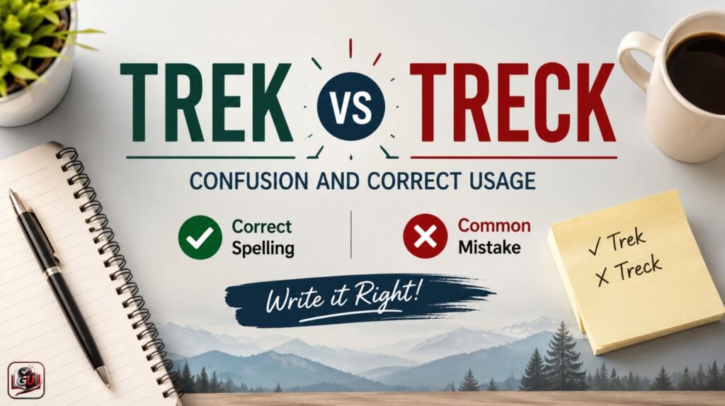 Trek vs Treck Confusion And Correct Usage: A Complete SEO Guide