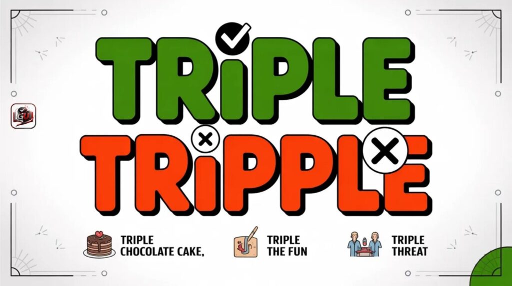 Triple vs Tripple: Which Is The Correct One To Use?