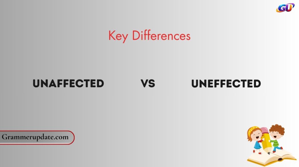 Unaffected vs Uneffected: Key Differences