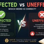 Unaffected vs Uneffected: Which Word To Use Correctly