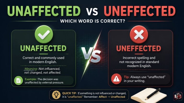 Unaffected Vector Unaffected vs Uneffected: Which Word To Use Correctly