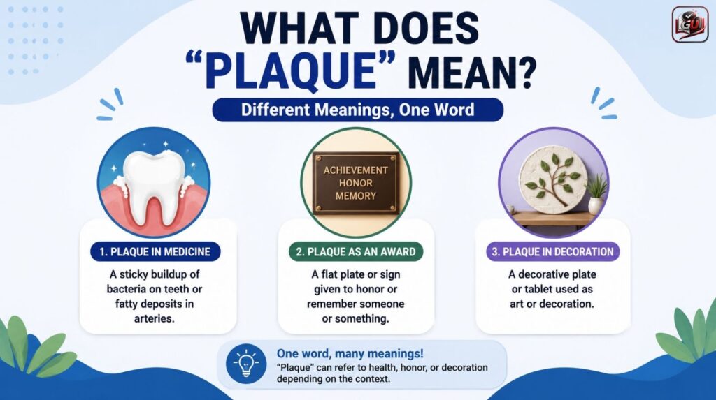What Does “Plaque” Mean?