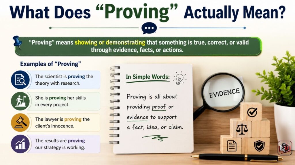 What Does “Proving” Actually Mean?