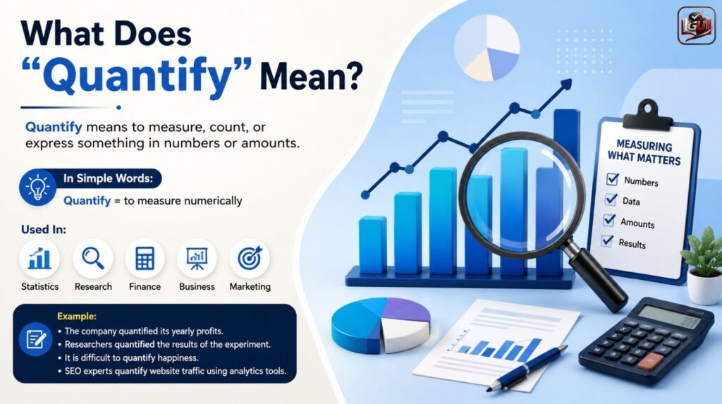 What Does “Quantify” Mean?
