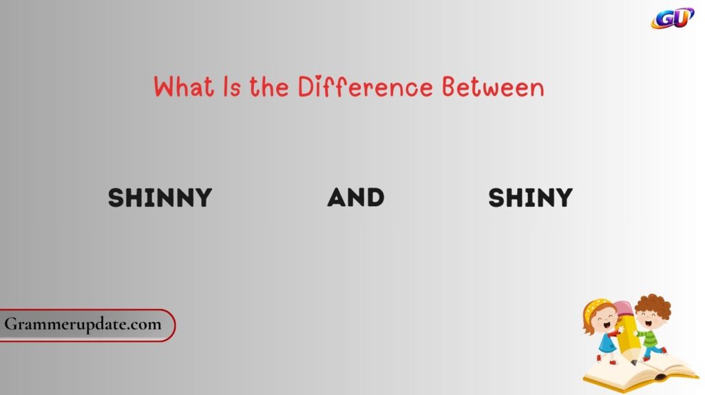 What Is the Difference Between Shinny and Shiny?
