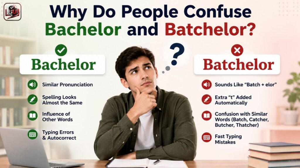Why Do People Confuse Bachelor and Batchelor?