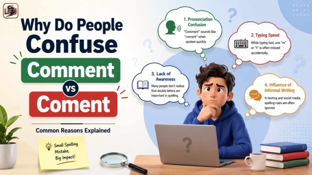 Why Do People Confuse Comment vs Coment?