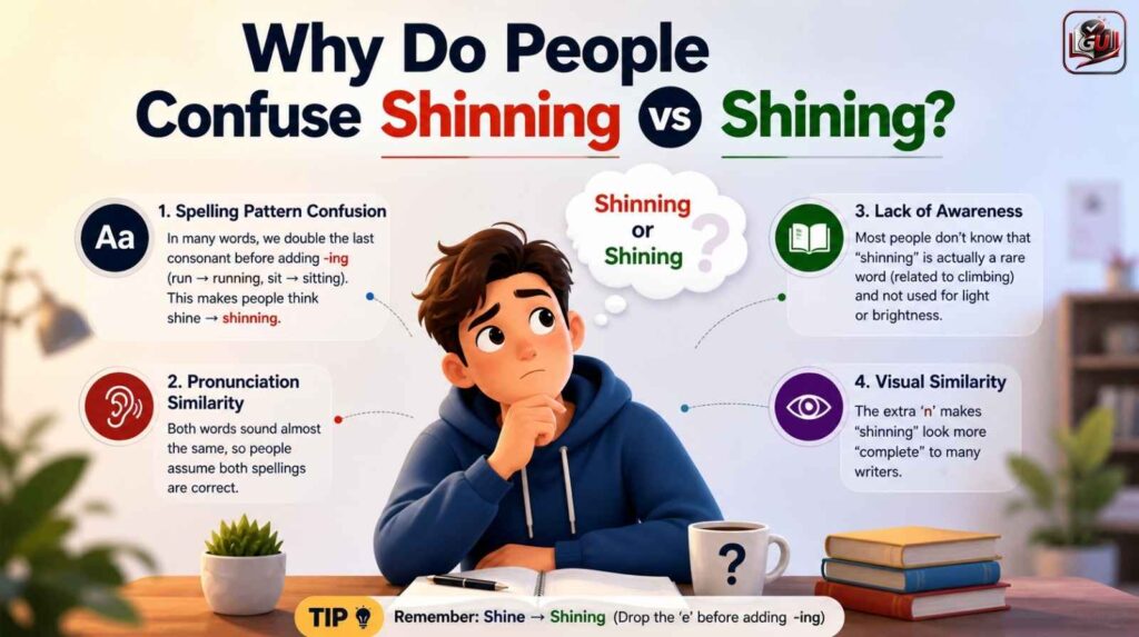 Why Do People Confuse Shinning vs Shining?