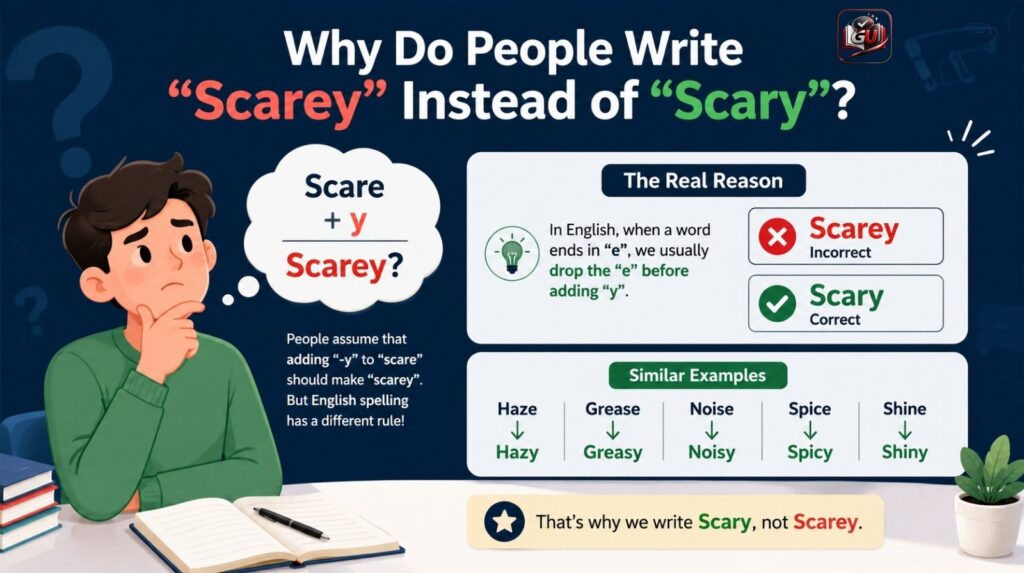 Why Do People Write "Scarey" Instead of "Scary"?