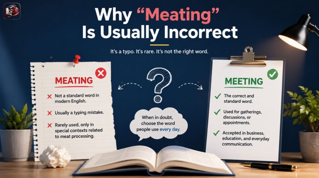Why “Meating” Is Usually Incorrect