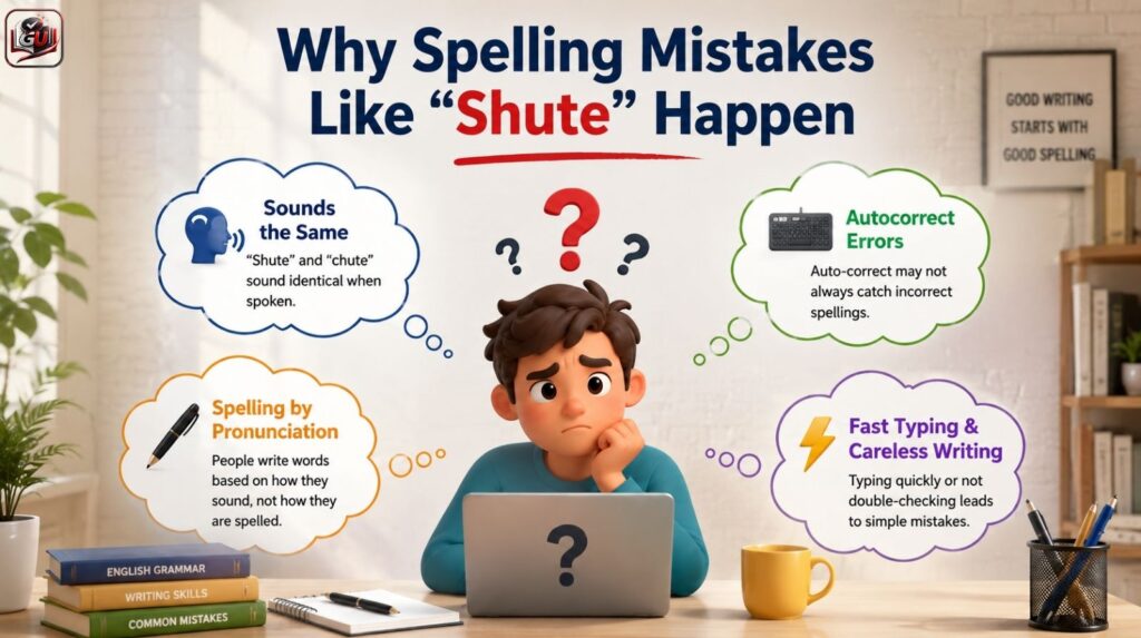 Why Spelling Mistakes Like “Shute” Happen