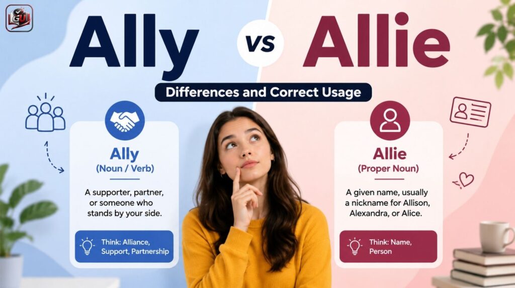 Ally vs Allie: Differences And Correct Usage Explained