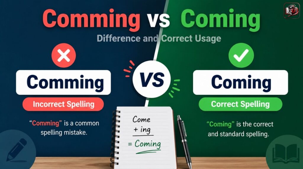 Comming vs Coming: Difference And Correct Usage Explained