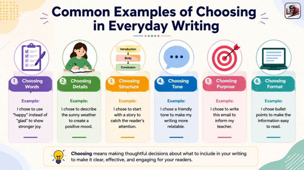 Common Examples of Choosing in Everyday Writing