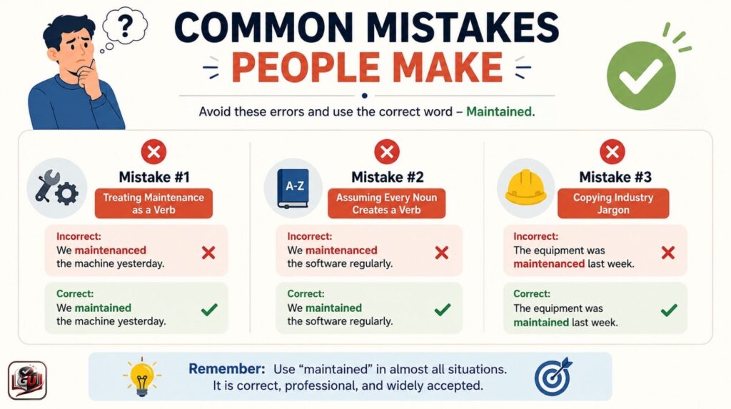 Common Mistakes People Make